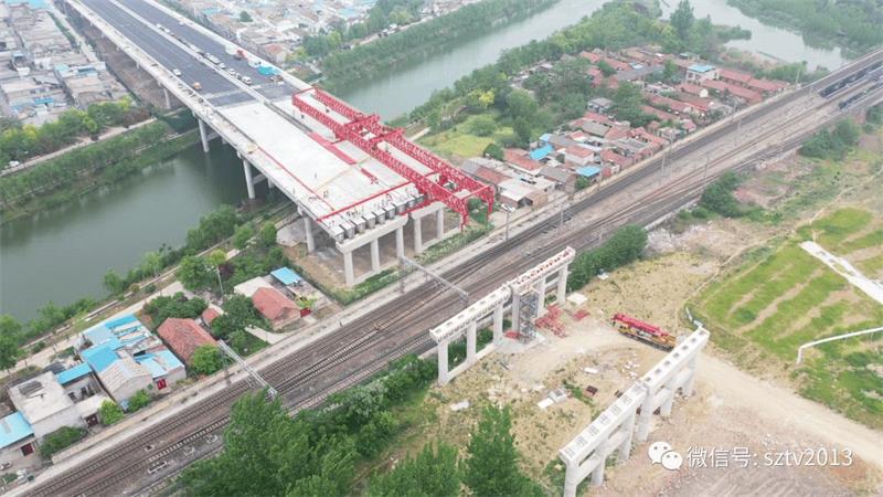 宿州市銀河路一路上跨京滬鐵路立交橋路基、給排水、河道整治工程