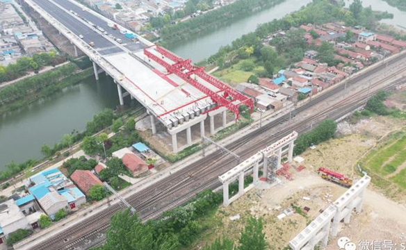 宿州市銀河路一路上跨京滬鐵路立交橋路基、給排水、河道整治工程